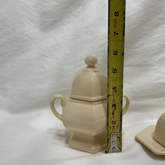 Sugar bowl, creamer & butter dish set - Picture 7 of 7